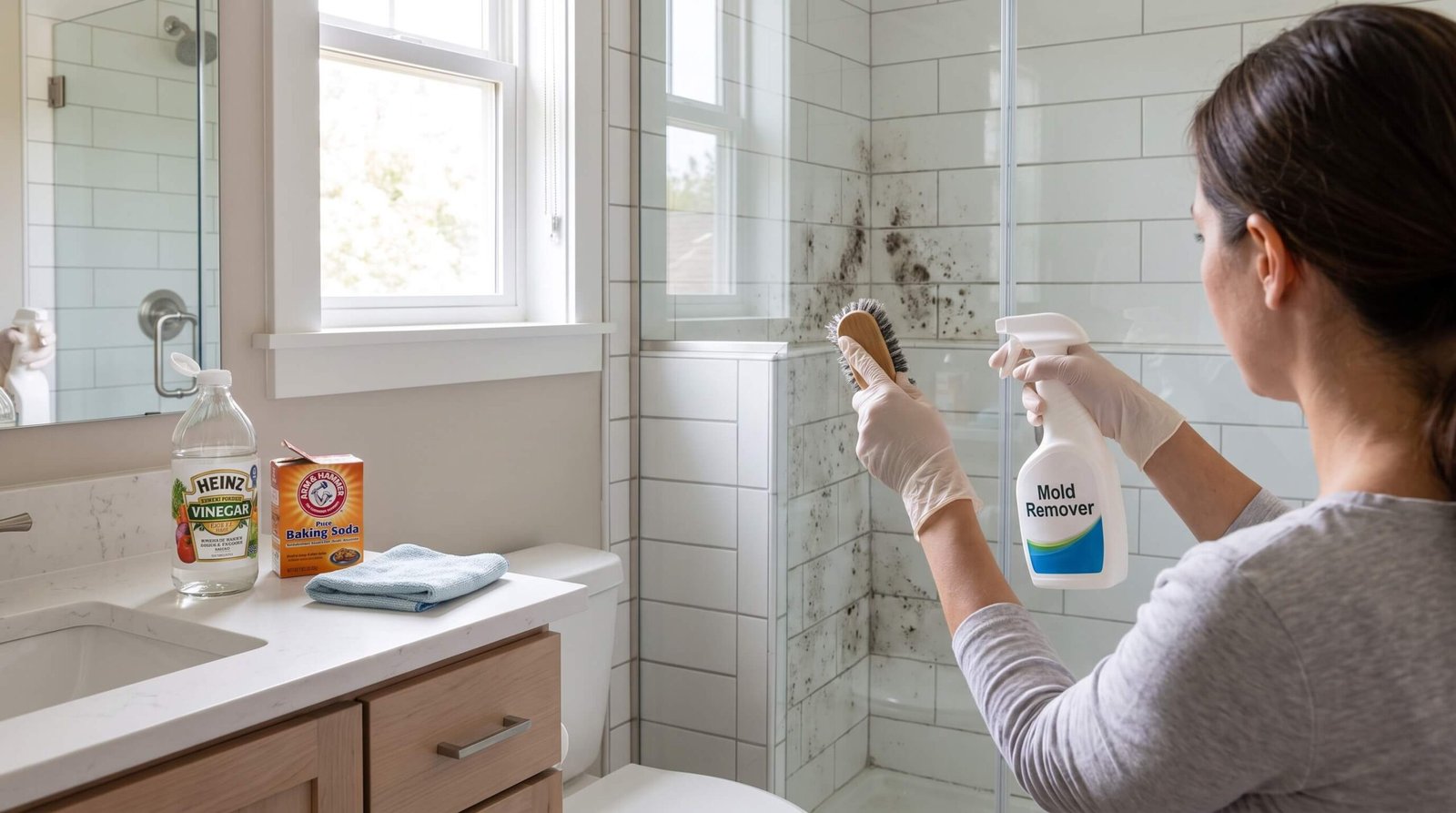 How to Get Rid of Mold in Bathroom Spaces (And Keep It From Coming Back)