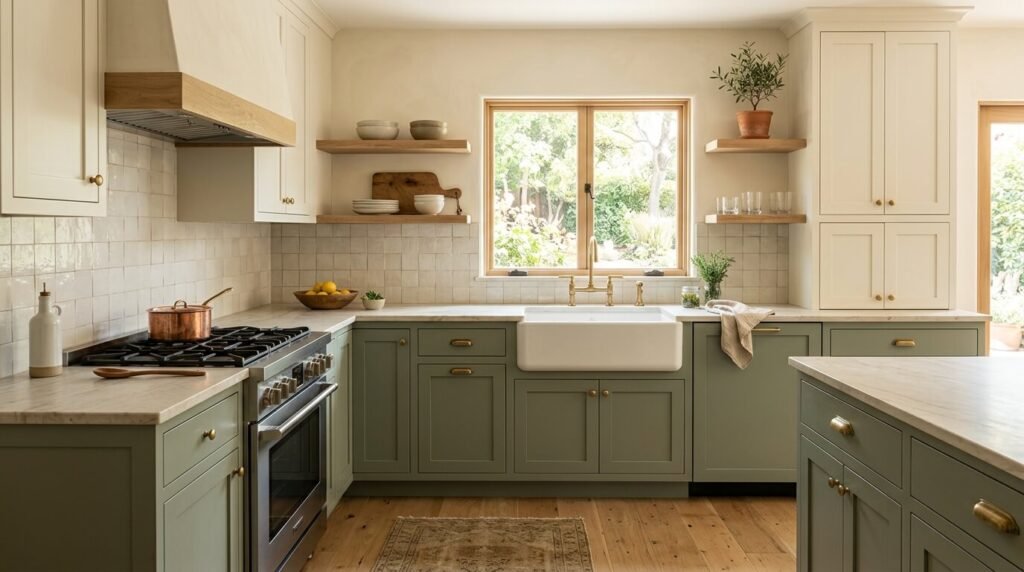 Two tone kitchen interior design 1024x572