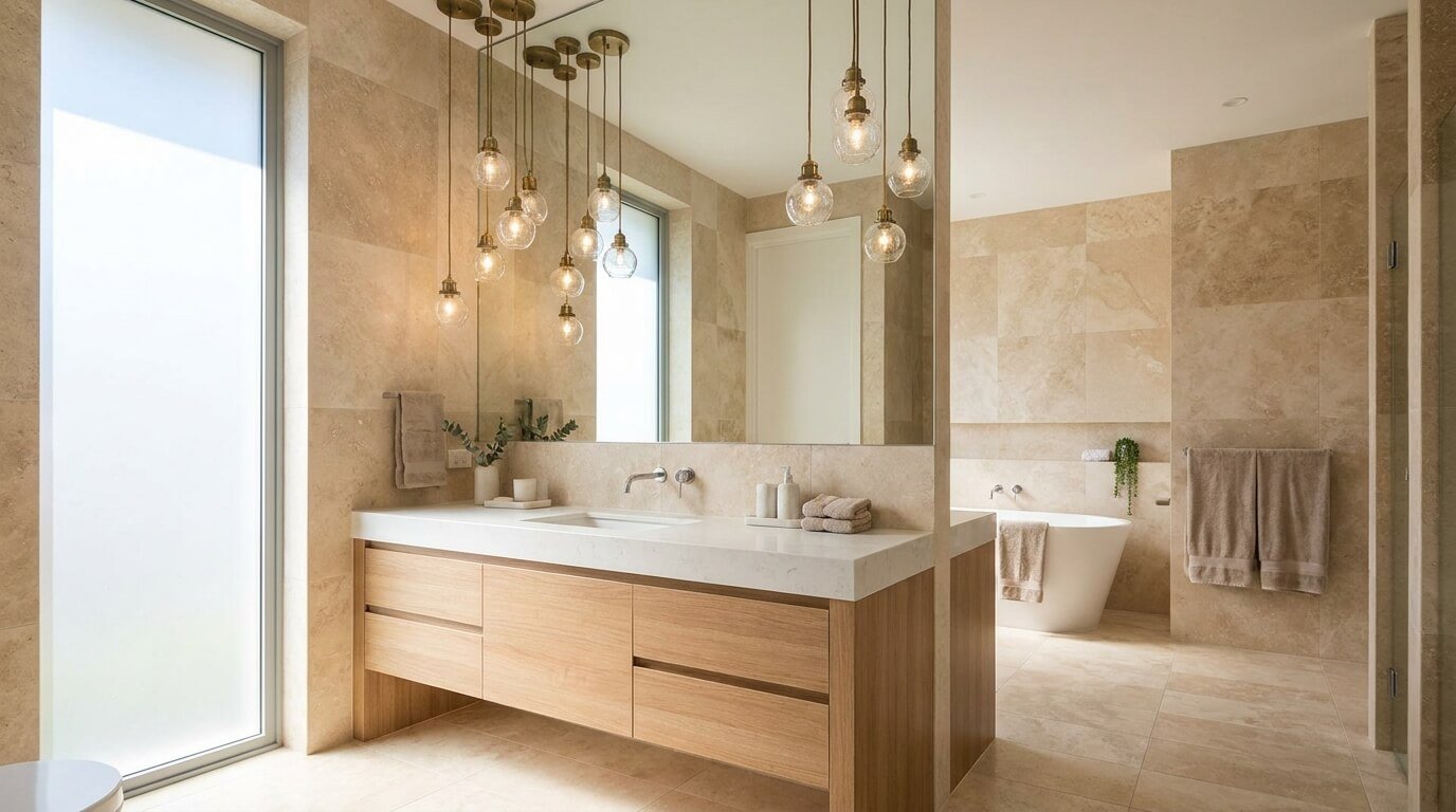 bathroom hanging pendant lighting
