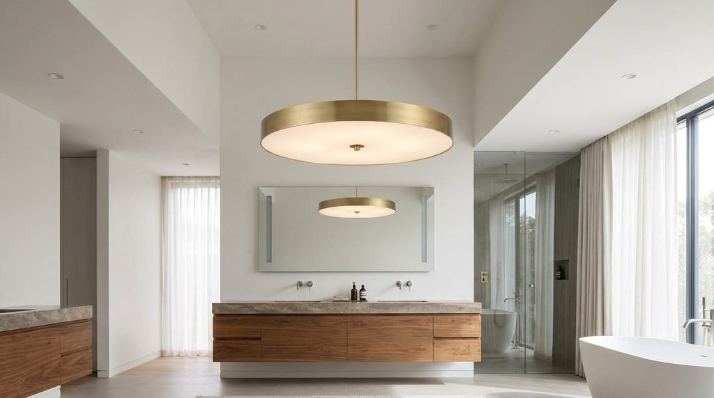 pendant fixture size