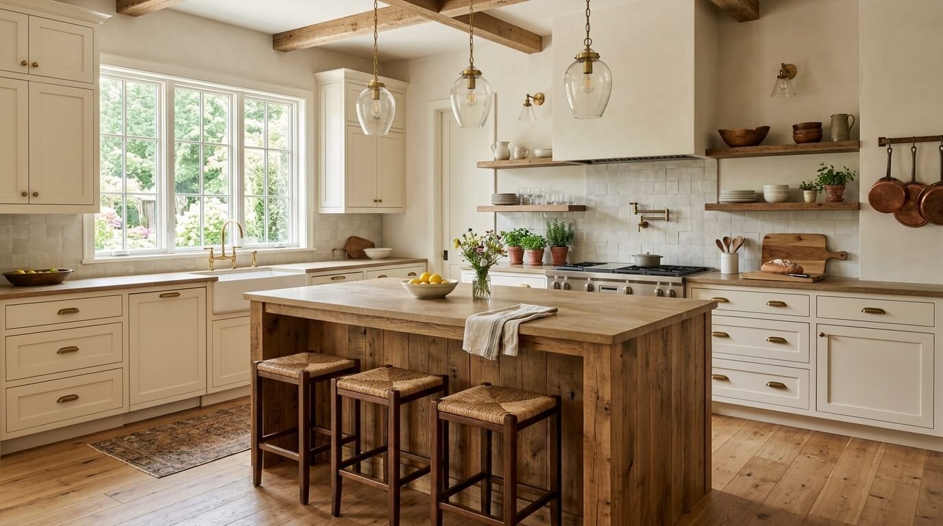 Rustic Kitchen Island Guide: Styles, Sizing, Materials & Costs (2026)