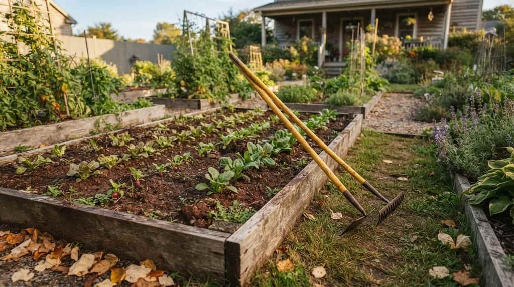 Use Rakes and Hoes for Easier Garden Maintenance