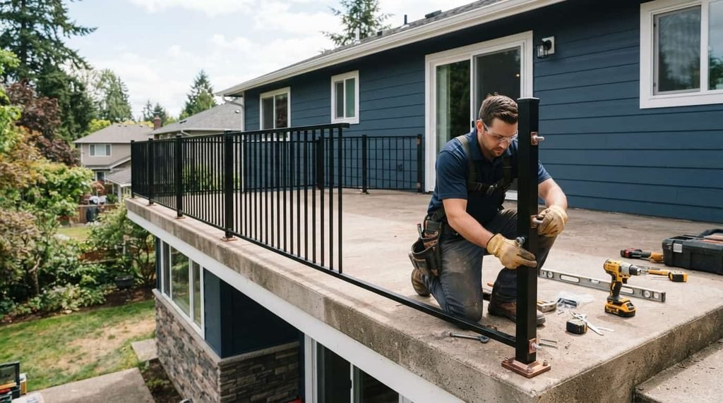 Installing a Balcony Railing