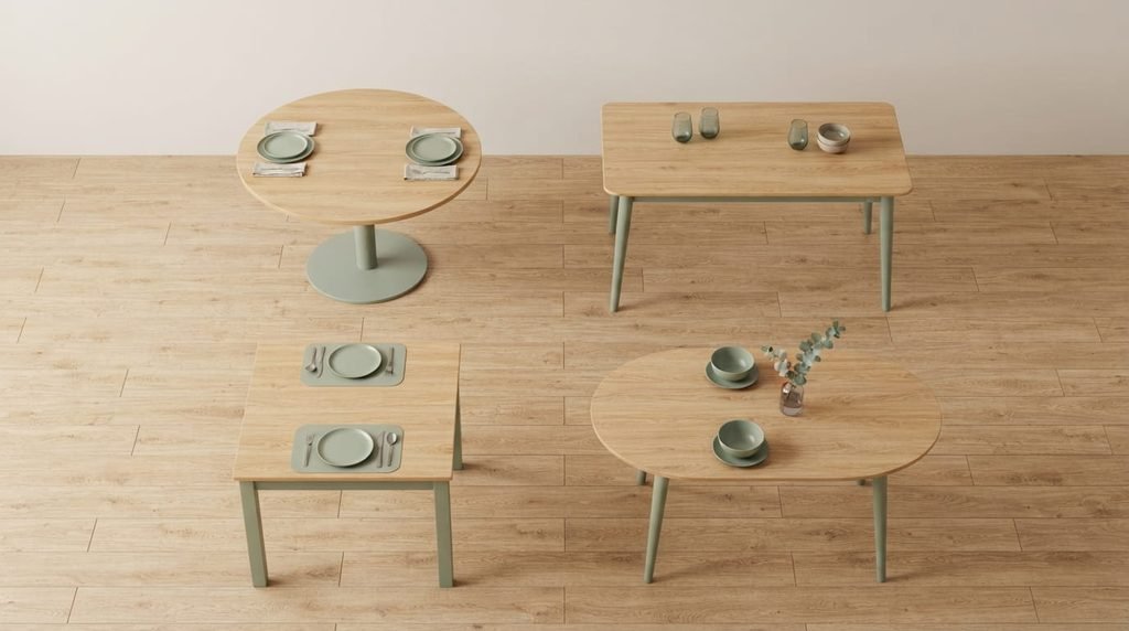 Kitchen Table Shapes and Which Layouts They Fit Best