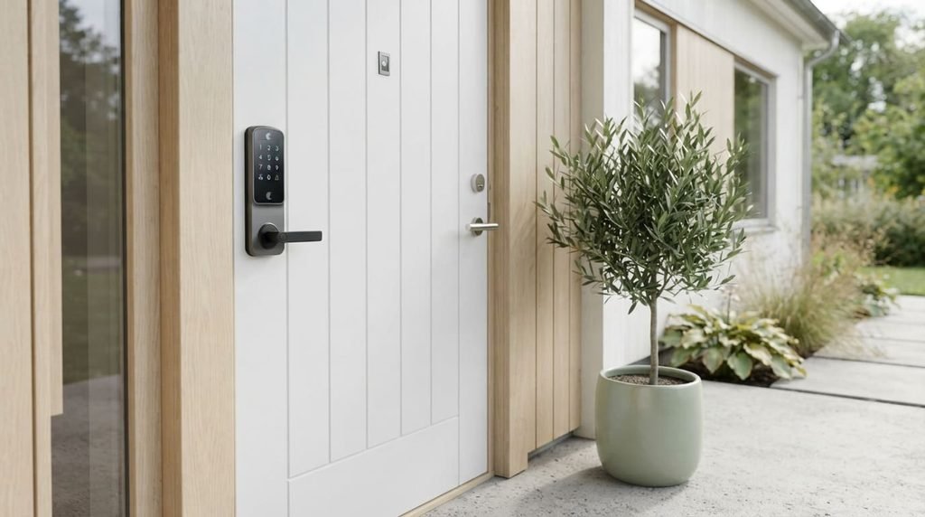 Smart_lock_on_front_door