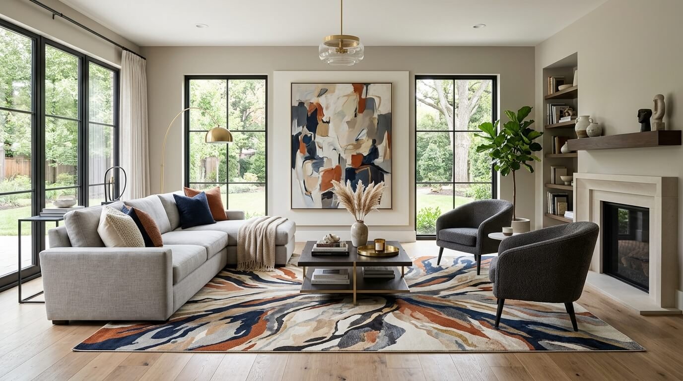 Abstract Rug