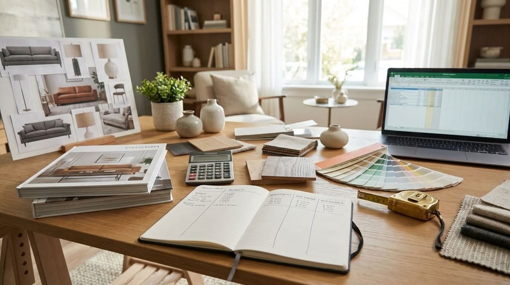 How do you set a decorating budget
