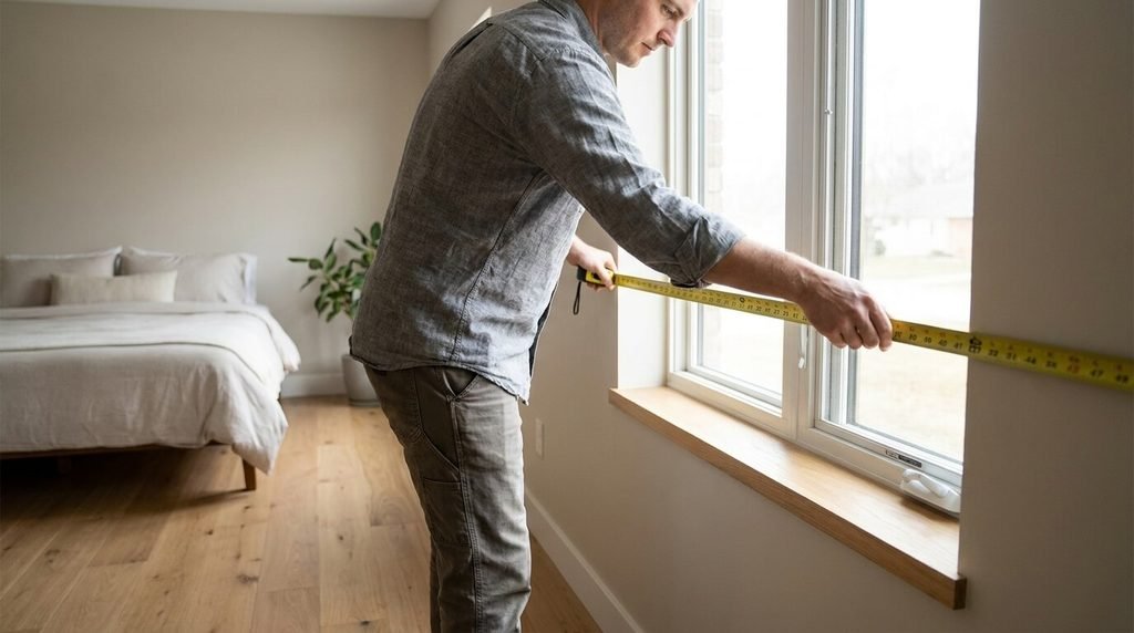 Measure the window width