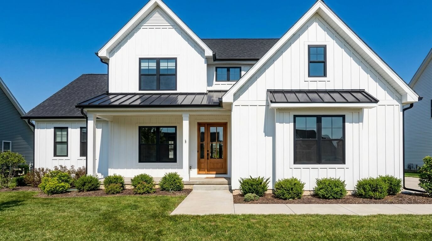 Homes With Black Windows