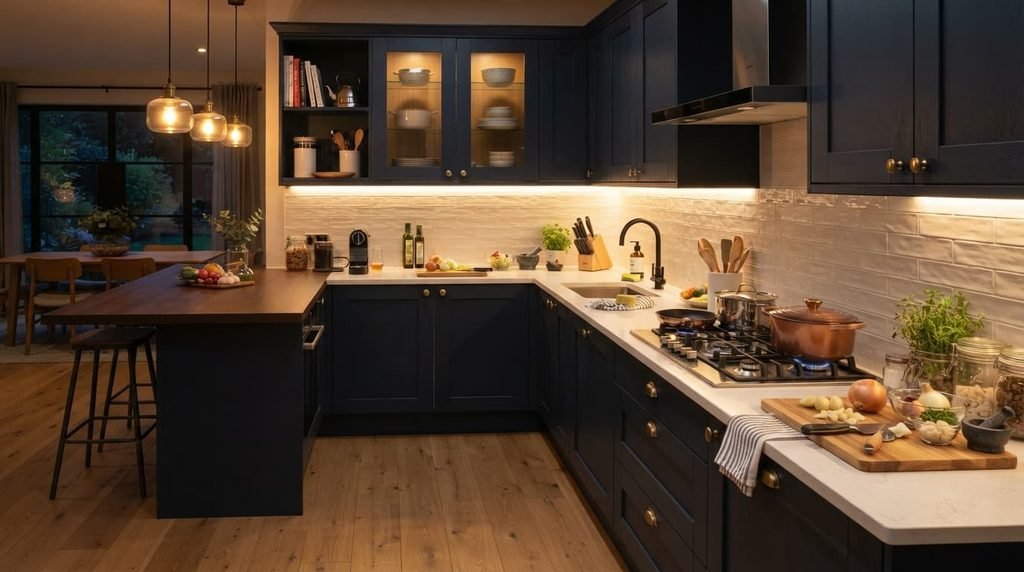 appropriate brightness for kitchen under cabinet lighting