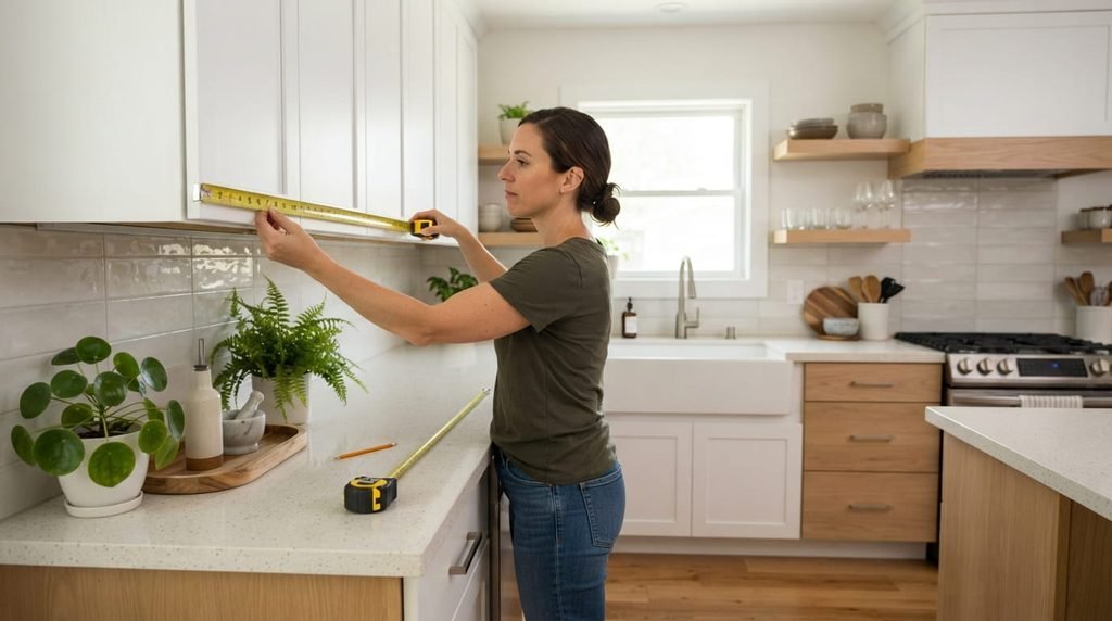 measuring kitchen cabinets before buying under cabinet lighting